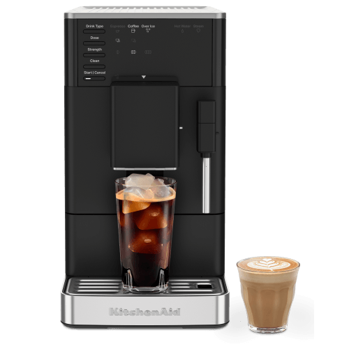 Semi-automatic espresso machine with burr grinder